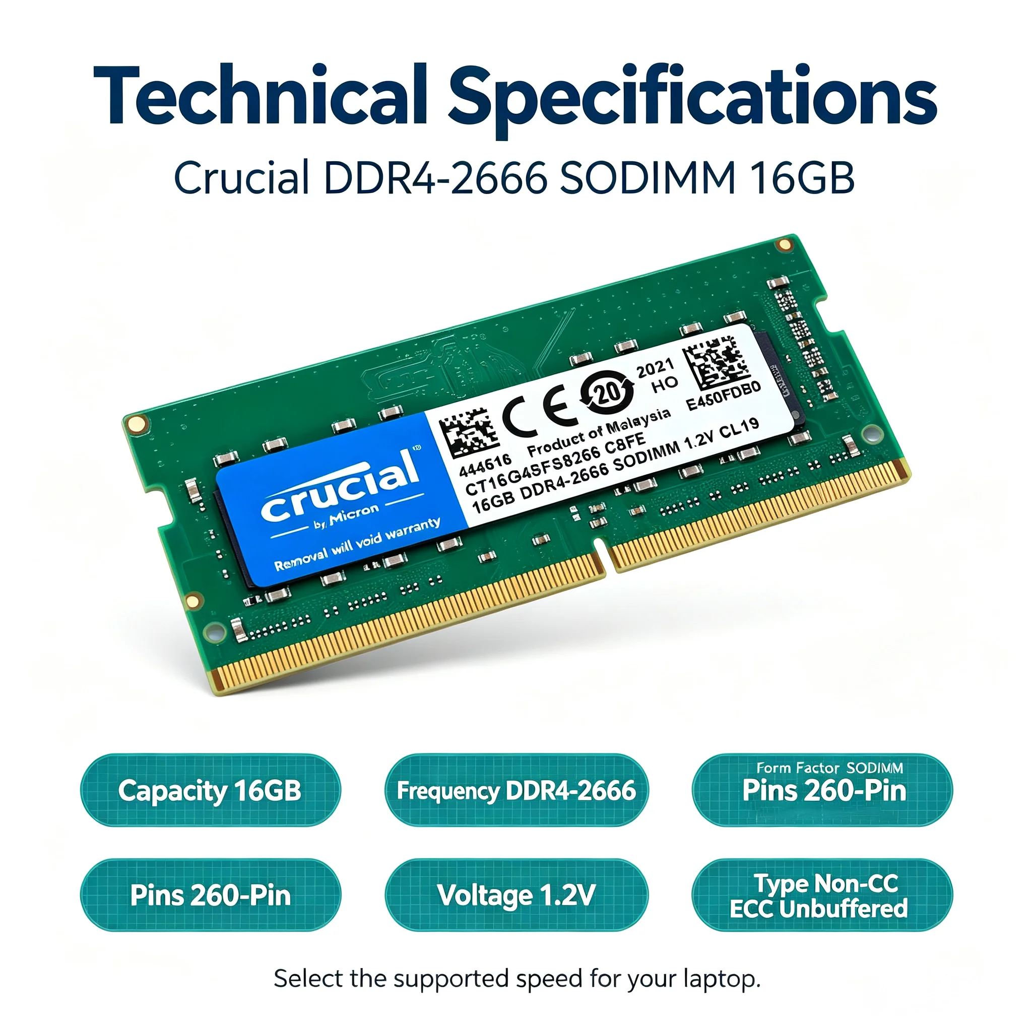 Mémoire vive Crucial DDR4 pour - Khadas Vim4 8Gb avis et prix